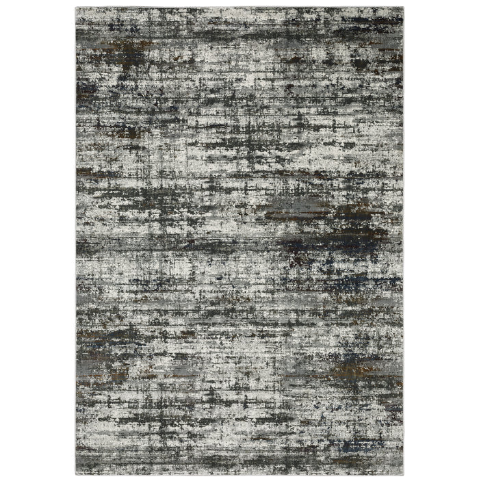 Oriental Weavers Gemini 4151U Charcoal/ Grey 9'10"" x 12'10"" Indoor Area Rug G4151U300390ST
