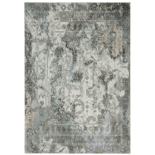 Oriental Weavers Gemini 4153F Grey/ Multi 7'10"" x 10'10"" Indoor Area Rug G4153F240330ST