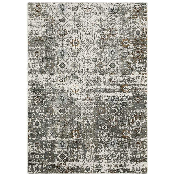 Oriental Weavers Gemini 5501J Ivory/ Multi 9'10"" x 12'10"" Indoor Area Rug G5501J300390ST