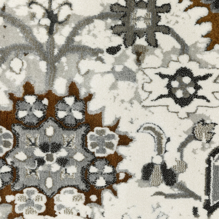 Oriental Weavers Gemini 5501J Ivory/ Multi 9'10"" x 12'10"" Indoor Area Rug G5501J300390ST