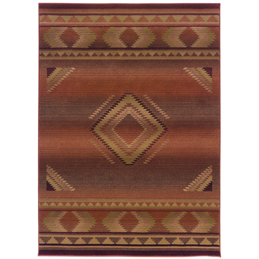 Oriental Weavers Generations 1506C Red/ Beige 6'7"" x 9'1"" Indoor Area Rug G1506C200285ST