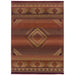Oriental Weavers Generations 1506C Red/ Beige 6'7"" x 9'1"" Indoor Area Rug G1506C200285ST