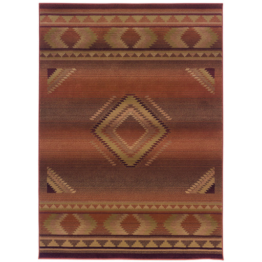 Oriental Weavers Generations 1506C Red/ Beige 8' Square Indoor Area Rug G1506C240SQST