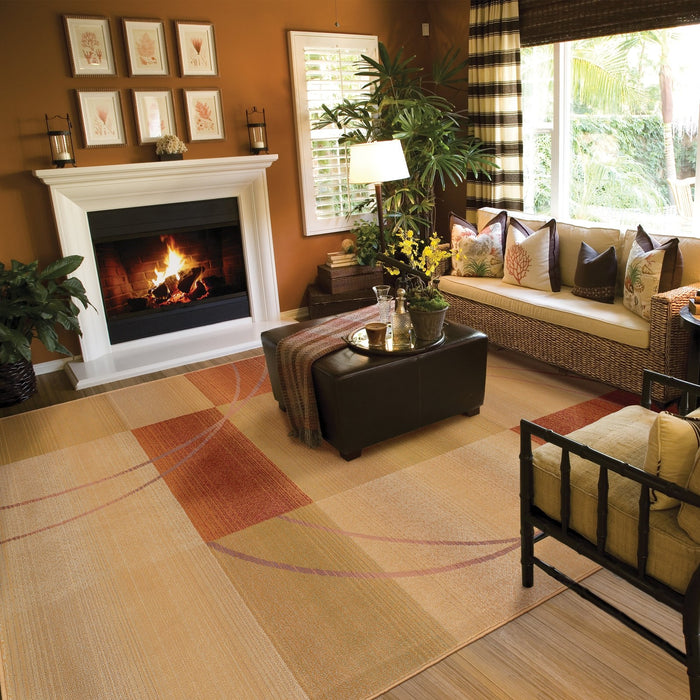 Oriental Weavers Generations 1608D Beige/ Rust 6'7"" x 9'1"" Indoor Area Rug G1608D200285ST