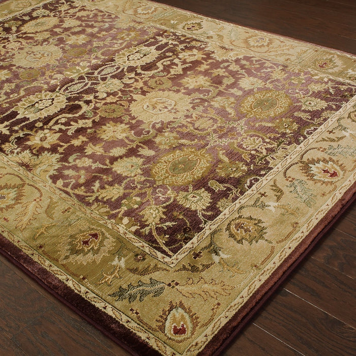 Oriental Weavers Generations 1732M Purple/ Gold 6'7"" x 9'1"" Indoor Area Rug G1732M200285ST