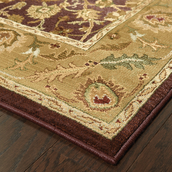 Oriental Weavers Generations 1732M Purple/ Gold 8' Square Indoor Area Rug G1732M240240SQ