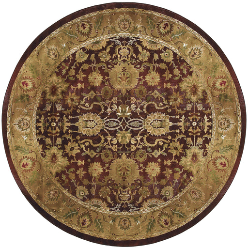 Oriental Weavers Generations 1732M Purple/ Gold 8' Round Indoor Area Rug G1732M240240ST