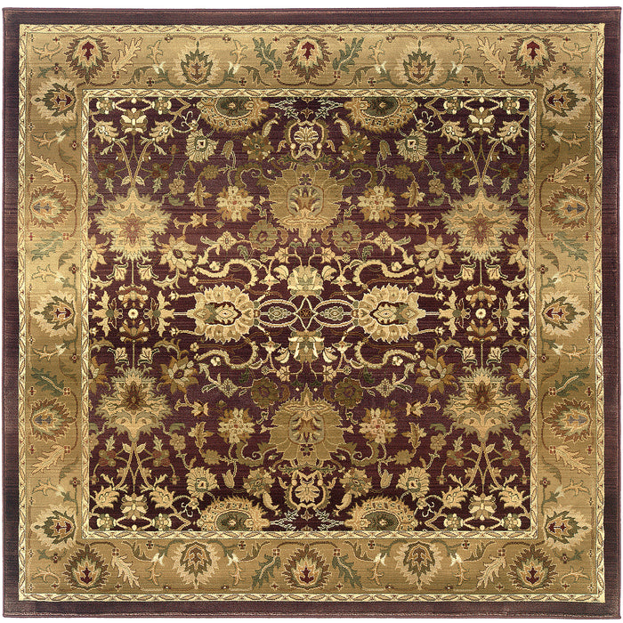 Oriental Weavers Generations 1732M Purple/ Gold 8' Square Indoor Area Rug G1732M240240SQ