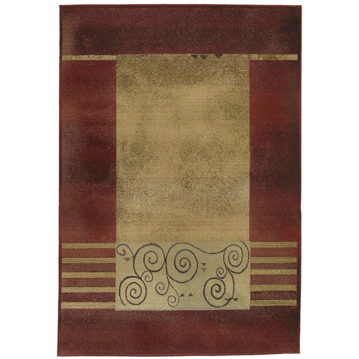 Oriental Weavers Generations 213R1 Red/ Beige 9'9"" x 12'2"" Indoor Area Rug G213R1300380ST