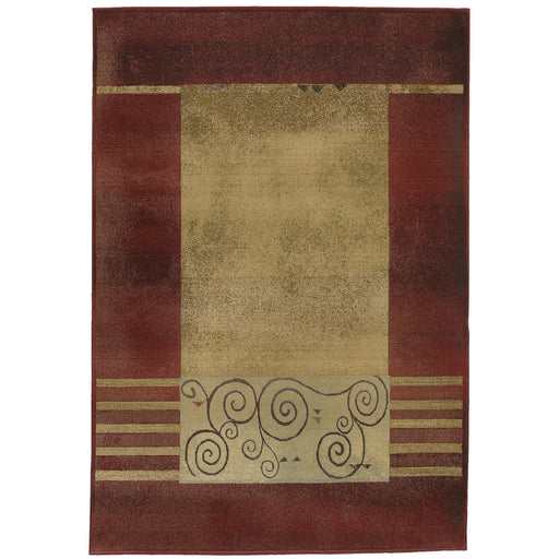 Oriental Weavers Generations 213R1 Red/ Beige 7'10"" x 11' Indoor Area Rug G213R1240340ST