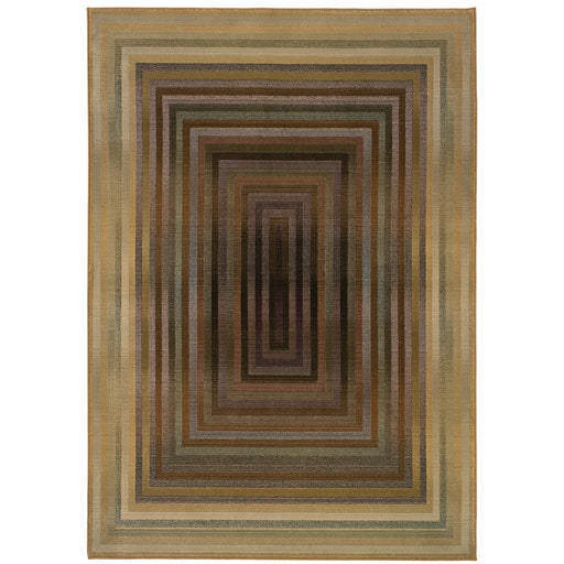 Oriental Weavers Generations 281J2 Beige/ Green 6'7"" x 9'1"" Indoor Area Rug G281J2200285ST