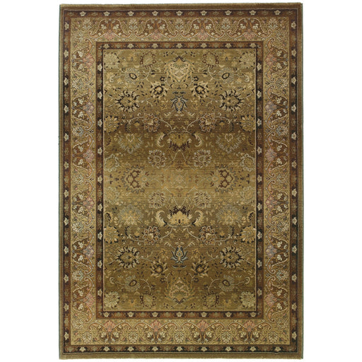 Oriental Weavers Generations 3434J Beige/ Green 8' Square Indoor Area Rug G3434J240240SQ