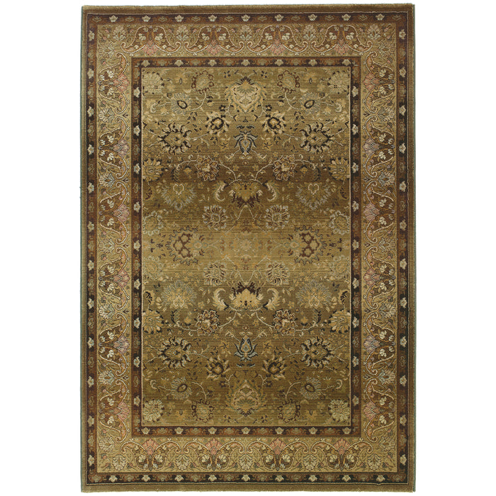 Oriental Weavers Generations 3434J Beige/ Green 6'7"" x 9'1"" Indoor Area Rug G3434J200285ST