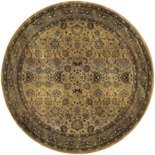 Oriental Weavers Generations 3434J Beige/ Green 8' Round Indoor Area Rug G3434J240240ST