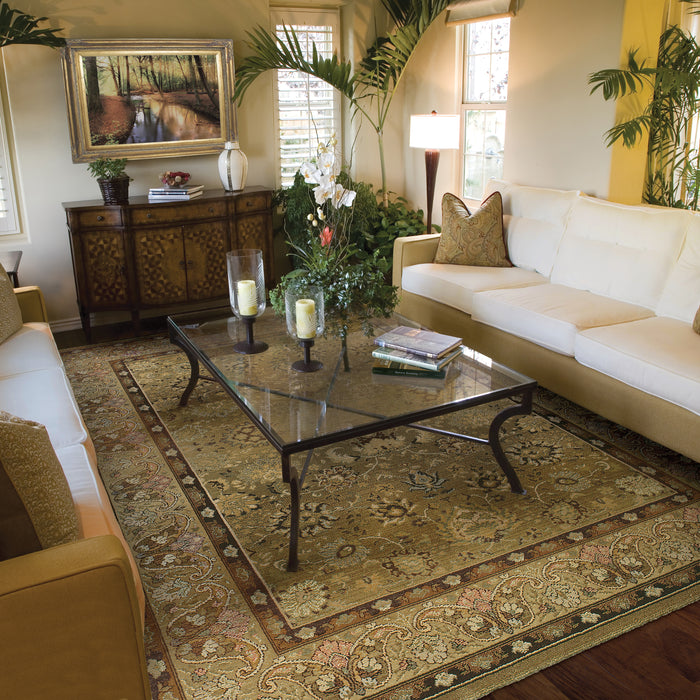 Oriental Weavers Generations 3434J Beige/ Green 9'9"" x 12'2"" Indoor Area Rug G3434J300380ST