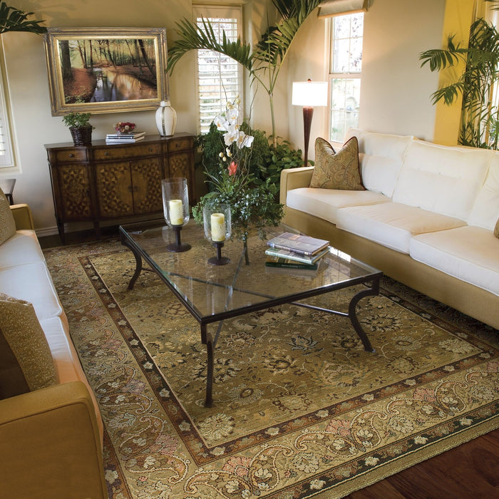 Oriental Weavers Generations 3434J Beige/ Green 7'10"" x 11' Indoor Area Rug G3434J240340ST