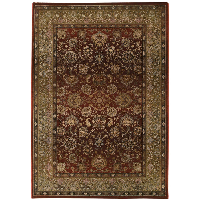Oriental Weavers Generations 3434R Red/ Beige 9'9"" x 12'2"" Indoor Area Rug G3434R300380ST