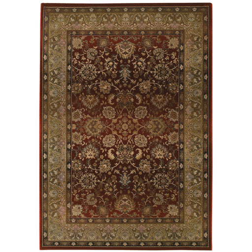 Oriental Weavers Generations 3434R Red/ Beige 6'7"" x 9'1"" Indoor Area Rug G3434R200285ST