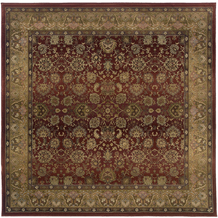 Oriental Weavers Generations 3434R Red/ Beige 8' Square Indoor Area Rug G3434R240240SQ
