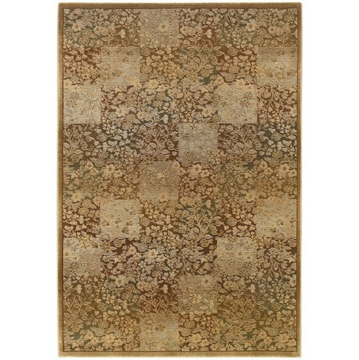 Oriental Weavers Generations 3435Y Green/ Gold 8' Square Indoor Area Rug G3435Y240240SQ