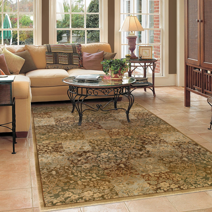 Oriental Weavers Generations 3435Y Green/ Gold 6'7"" x 9'1"" Indoor Area Rug G3435Y200285ST