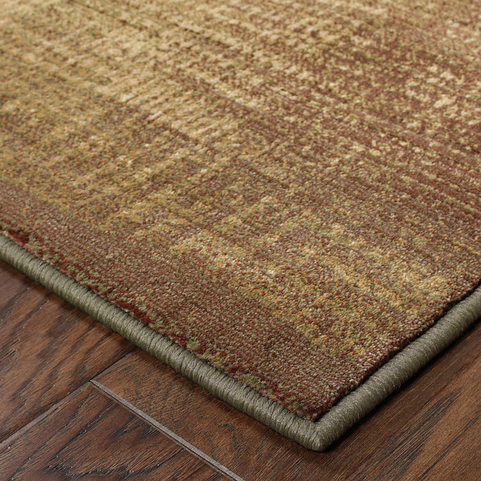Oriental Weavers Generations 544G1 Green/ Beige 6'7"" x 9'1"" Indoor Area Rug G544G1200285ST