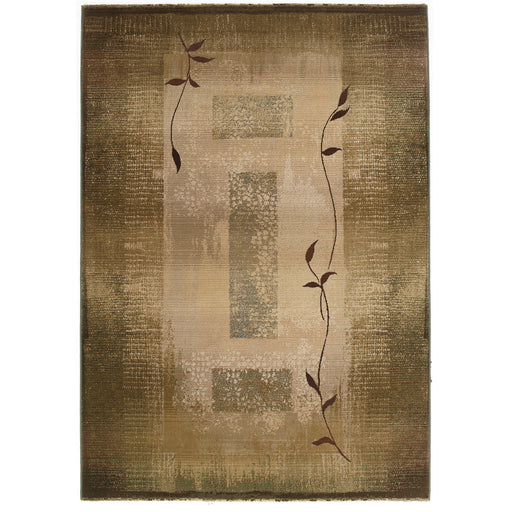 Oriental Weavers Generations 544G1 Green/ Beige 6'7"" x 9'1"" Indoor Area Rug G544G1200285ST
