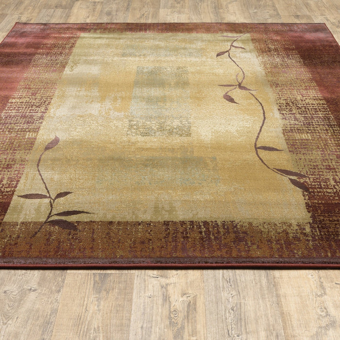 Oriental Weavers Generations 544X1 Red/ Beige 9'9"" x 12'2"" Indoor Area Rug G544X1300380ST