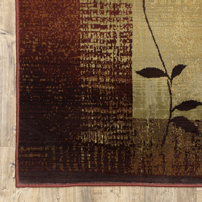 Oriental Weavers Generations 544X1 Red/ Beige 8' Square Indoor Area Rug G544X1240240SQ