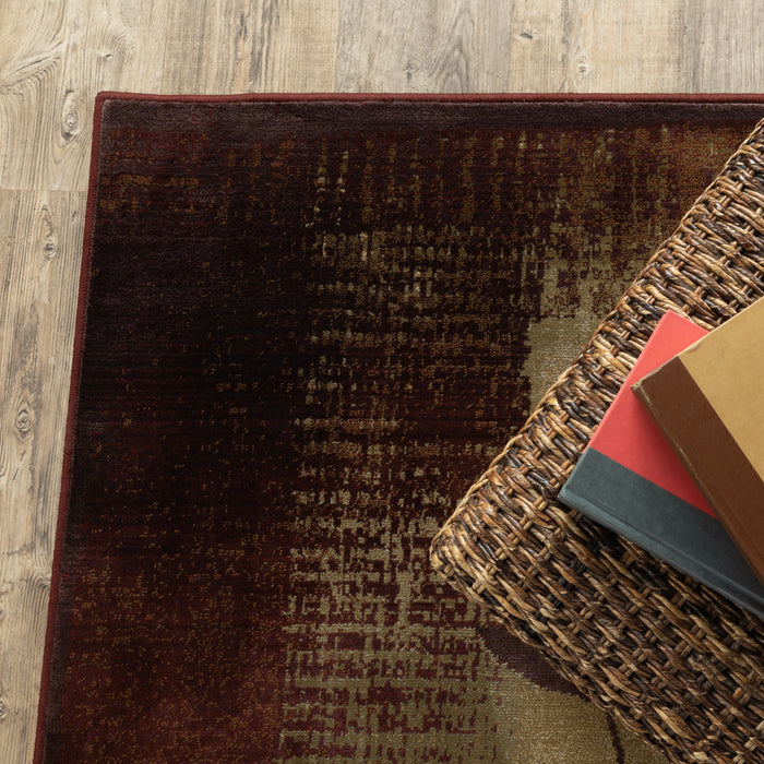 Oriental Weavers Generations 544X1 Red/ Beige 6'7"" x 9'1"" Indoor Area Rug G544X1200285ST