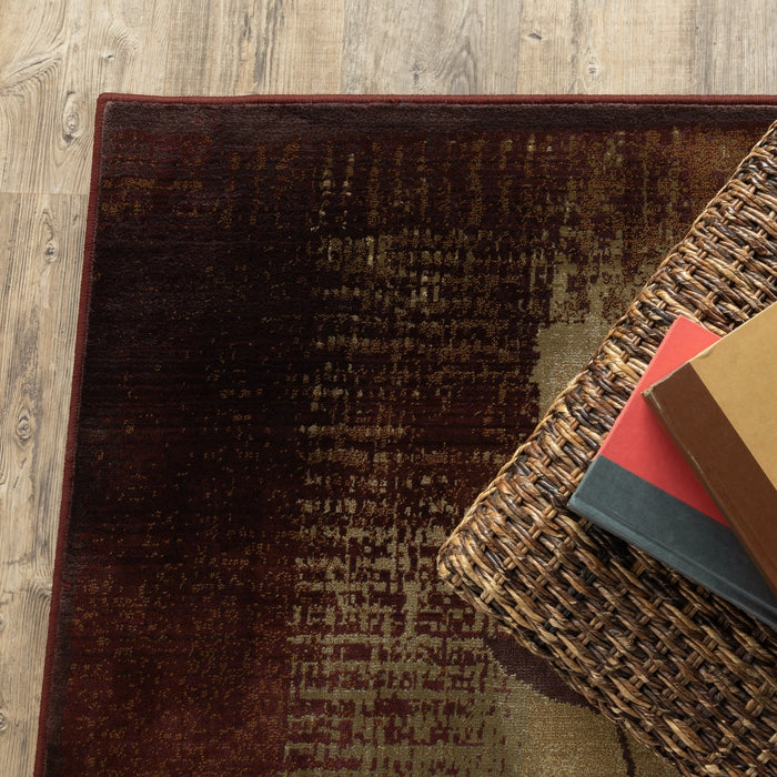 Oriental Weavers Generations 544X1 Red/ Beige 8' Square Indoor Area Rug G544X1240240SQ