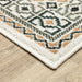 Oriental Weavers Georgia 640A0 Ivory/ Multi 9'10"" x 12'10"" Indoor Area Rug G640A0300390ST