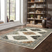 Oriental Weavers Georgia 640A0 Ivory/ Multi 9'10"" x 12'10"" Indoor Area Rug G640A0300390ST