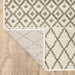 Oriental Weavers Georgia 717B0 Ivory/ Grey 9'10"" x 12'10"" Indoor Area Rug G717B0300390ST