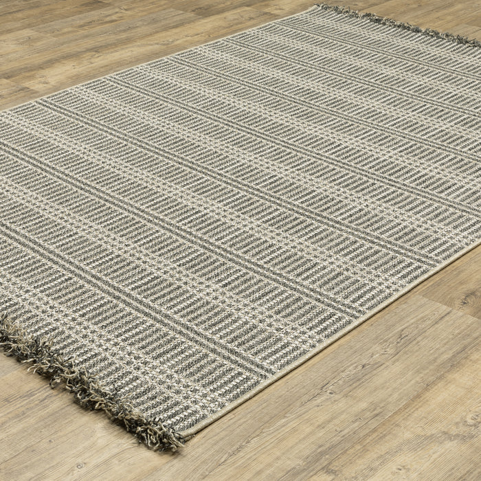 Oriental Weavers Gillian 163J4 Beige/ Black 9'10"" x 12'10"" Indoor Area Rug G163J4300390ST