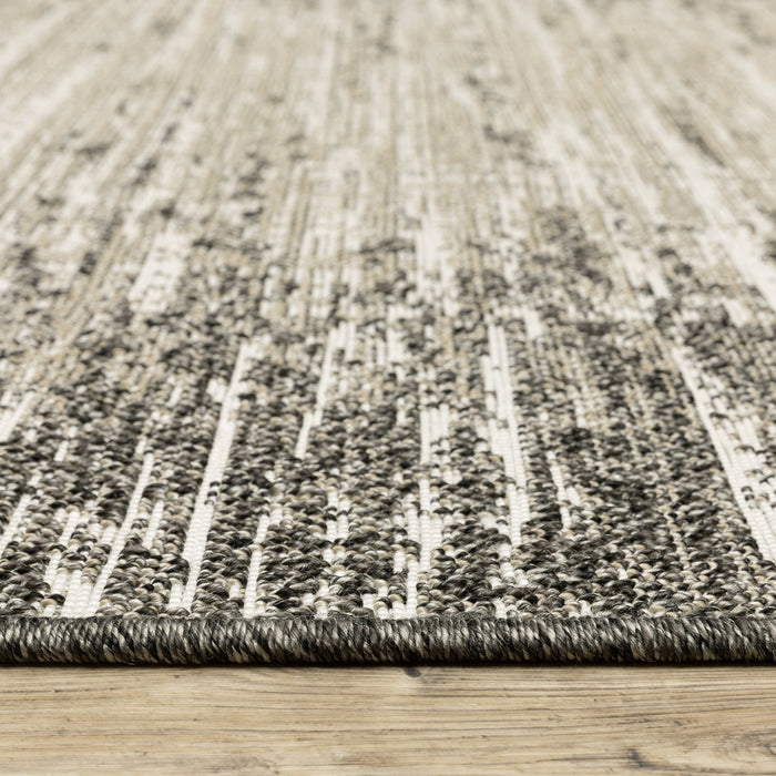 Oriental Weavers Gillian 502J4 Beige/ Black 9'10"" x 12'10"" Indoor Area Rug G502J4300390ST