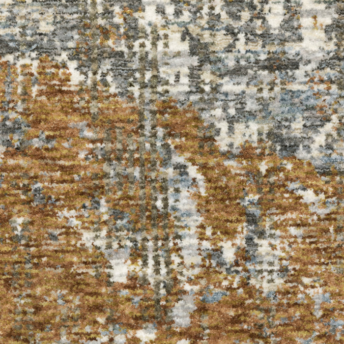 Oriental Weavers Hayden HAY06 Grey/ Gold 7'10"" x 10'10"" Indoor Area Rug HHAY06240340ST