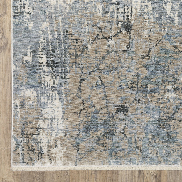 Oriental Weavers Hayden HAY08 Beige/ Blue 6'7"" x 9'6"" Indoor Area Rug HAY08200296ST