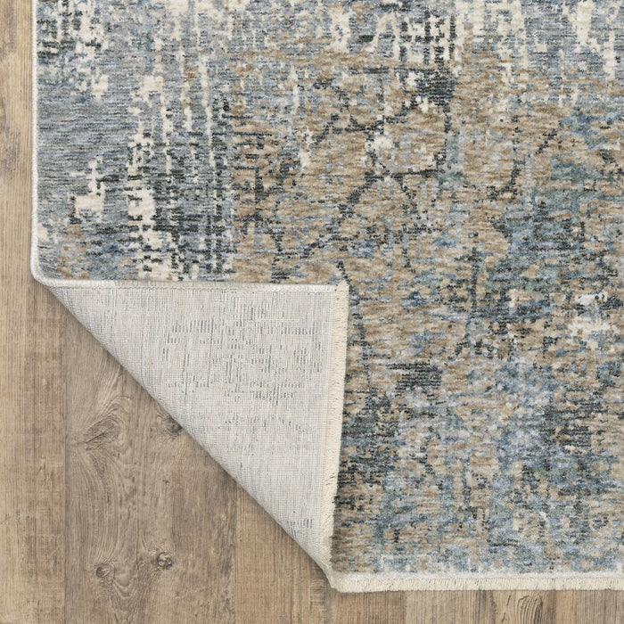 Oriental Weavers Hayden HAY08 Beige/ Blue 6'7"" x 9'6"" Indoor Area Rug HAY08200296ST