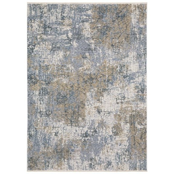 Oriental Weavers Hayden HAY08 Beige/ Blue 6'7"" x 9'6"" Indoor Area Rug HAY08200296ST