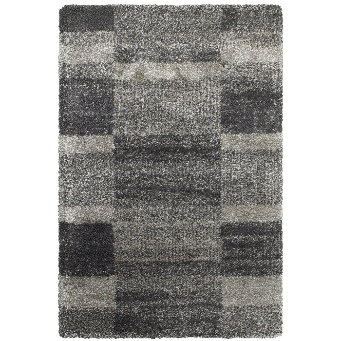 Oriental Weavers Henderson 531Z1 Grey/ Charcoal 7'10"" x 10'10"" Indoor Area Rug H531Z12403330ST