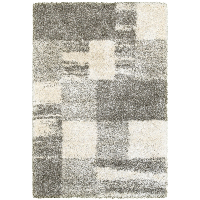 Oriental Weavers Henderson 5502H Ivory/ Grey 7'10"" x 10'10"" Indoor Area Rug H5502H240330ST