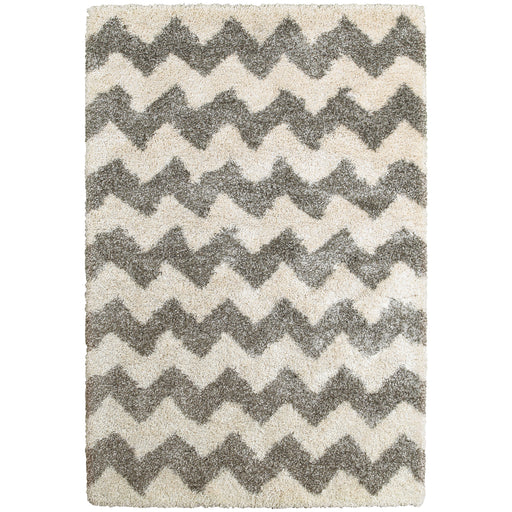 Oriental Weavers Henderson 625W9 Grey/ Ivory 9'10"" x 12'10"" Indoor Area Rug H625W9300390ST