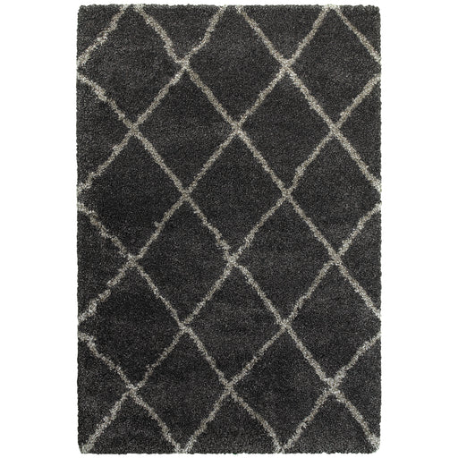 Oriental Weavers Henderson 090K1 Charcoal/ Grey 7'10"" x 10'10"" Indoor Area Rug H090K1240330ST