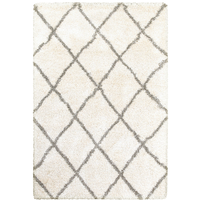 Oriental Weavers Henderson 090W9 Ivory/ Grey 6'7"" x 9'6"" Indoor Area Rug H090W9200290ST