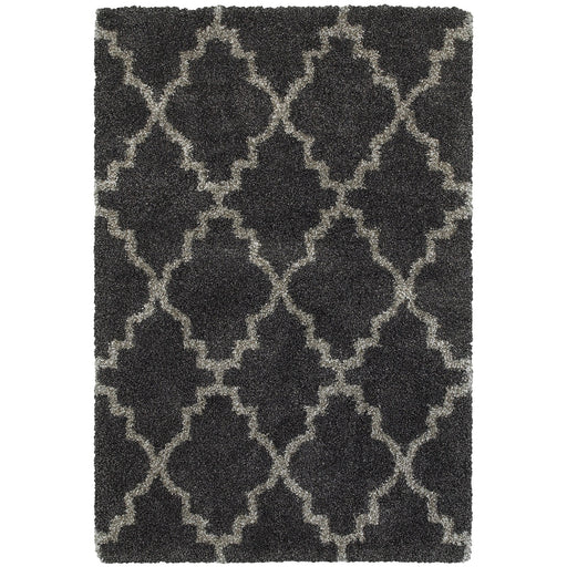 Oriental Weavers Henderson 092K1 Charcoal/ Grey 9'10"" x 12'10"" Indoor Area Rug H092K1300390ST