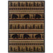 Oriental Weavers Hudson 1066A Black/ Beige 7'8"" x 10'10"" Indoor Area Rug H1066A235330ST