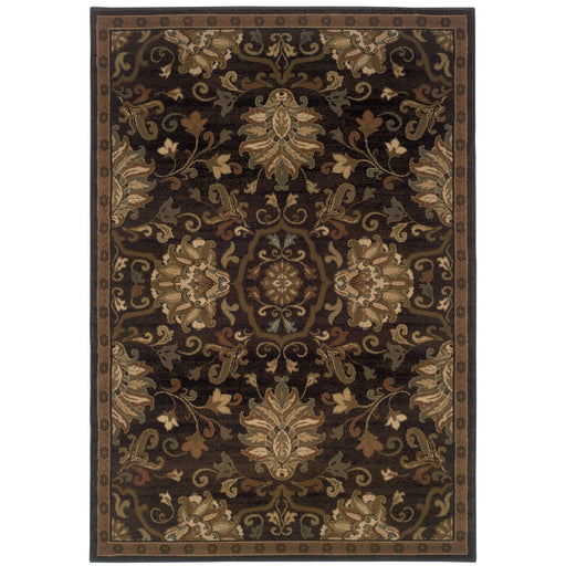Oriental Weavers Hudson 042G1 Brown/ Beige 7'8"" x 10'10"" Indoor Area Rug H042G1235330ST