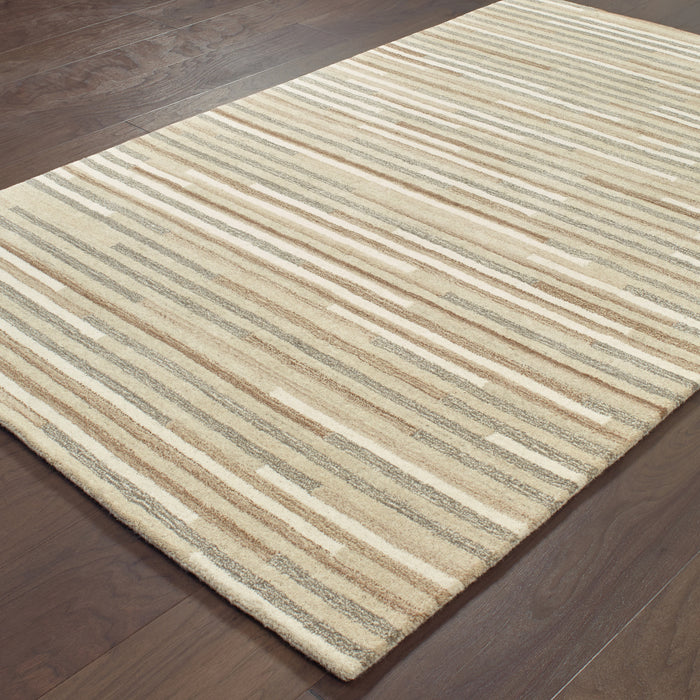 Oriental Weavers Infused 67007 Beige/ Grey 10' x 13' Indoor Area Rug I67007304396ST