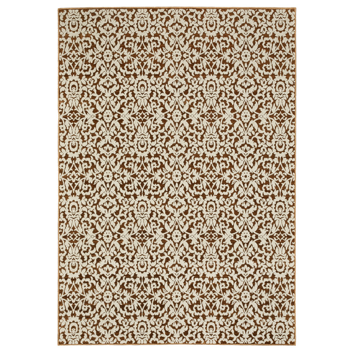 Oriental Weavers Intrigue INT02 Rust/ Beige 9'10"" x 12'10"" Indoor Area Rug IINT02300390ST